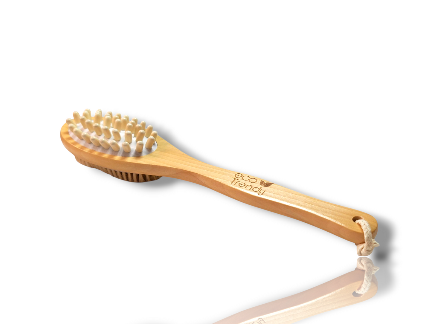 Wooden bath brush