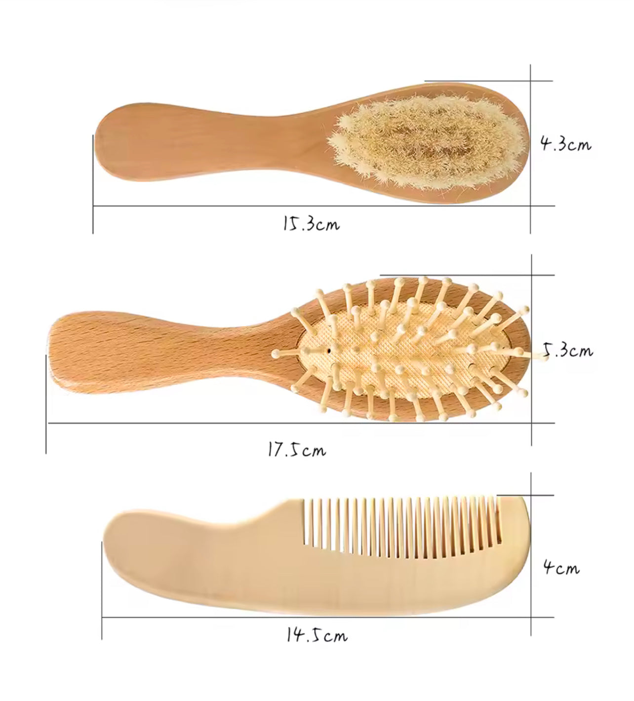 Baby Brushes - Set of 4 pcs