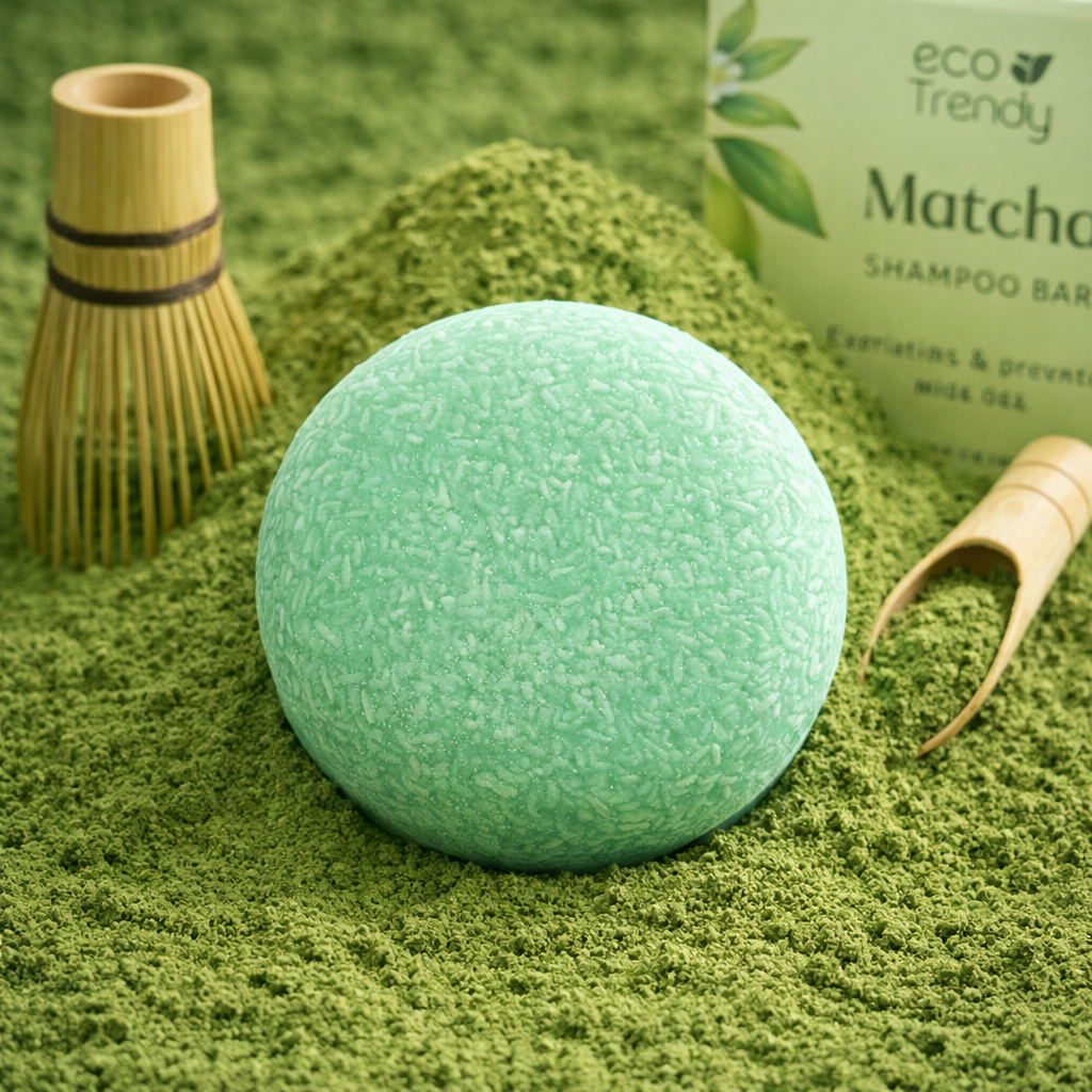 Matcha shampoo bar (Matcha extract +Caffeine + Argan oil)