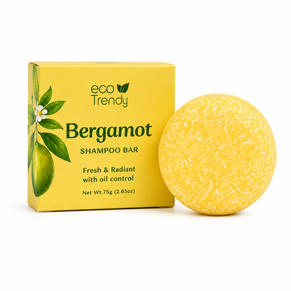 Bergamot shampoo bar (Bergamot extract + jojoba oil + Kaolin)