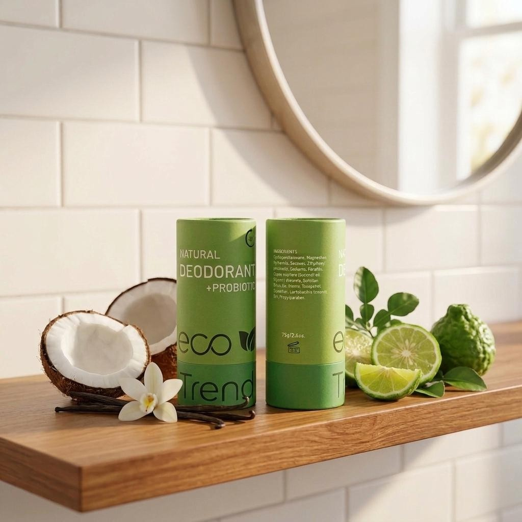 Natural deodorant with probiotic