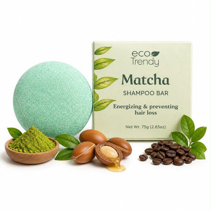 Matcha shampoo bar (Matcha extract +Caffeine + Argan oil)