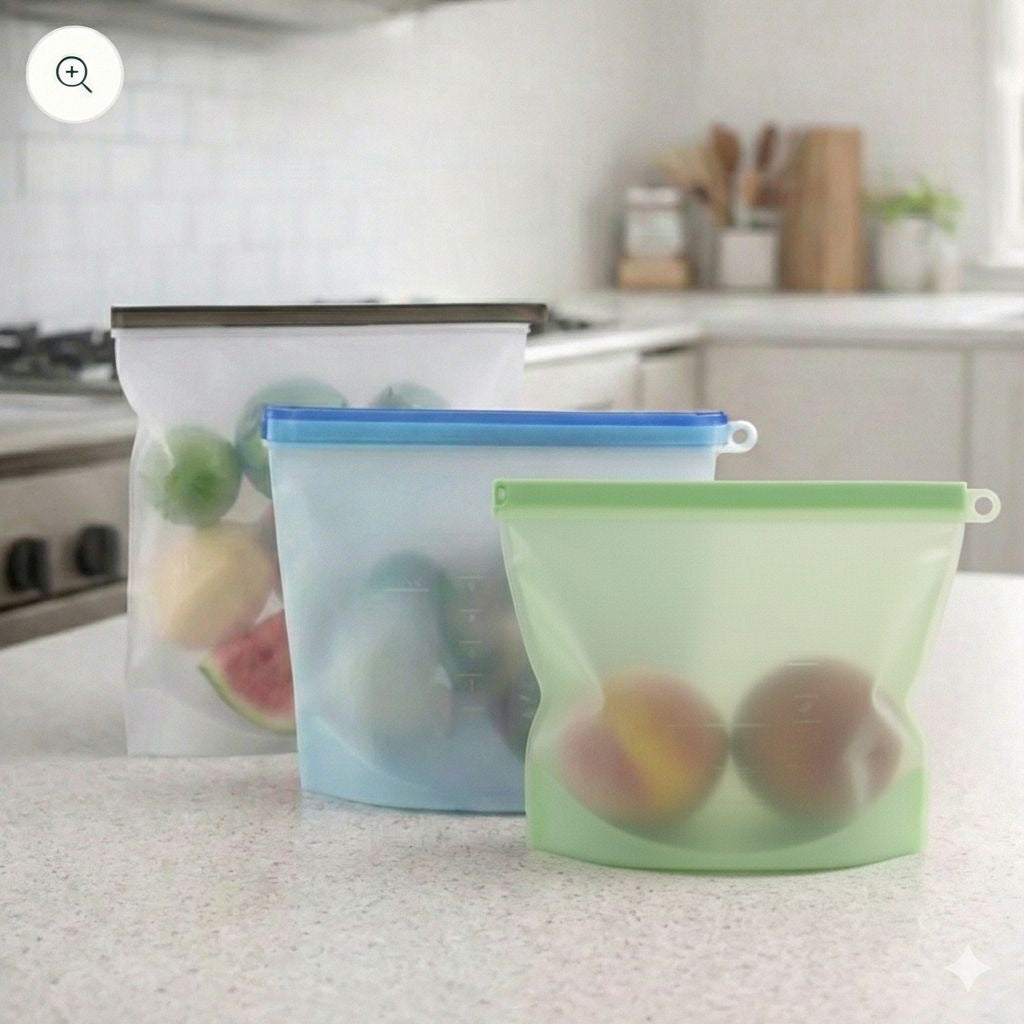 Silicon Bags - Set of 3 pcs (1000-1500-2000 ml)