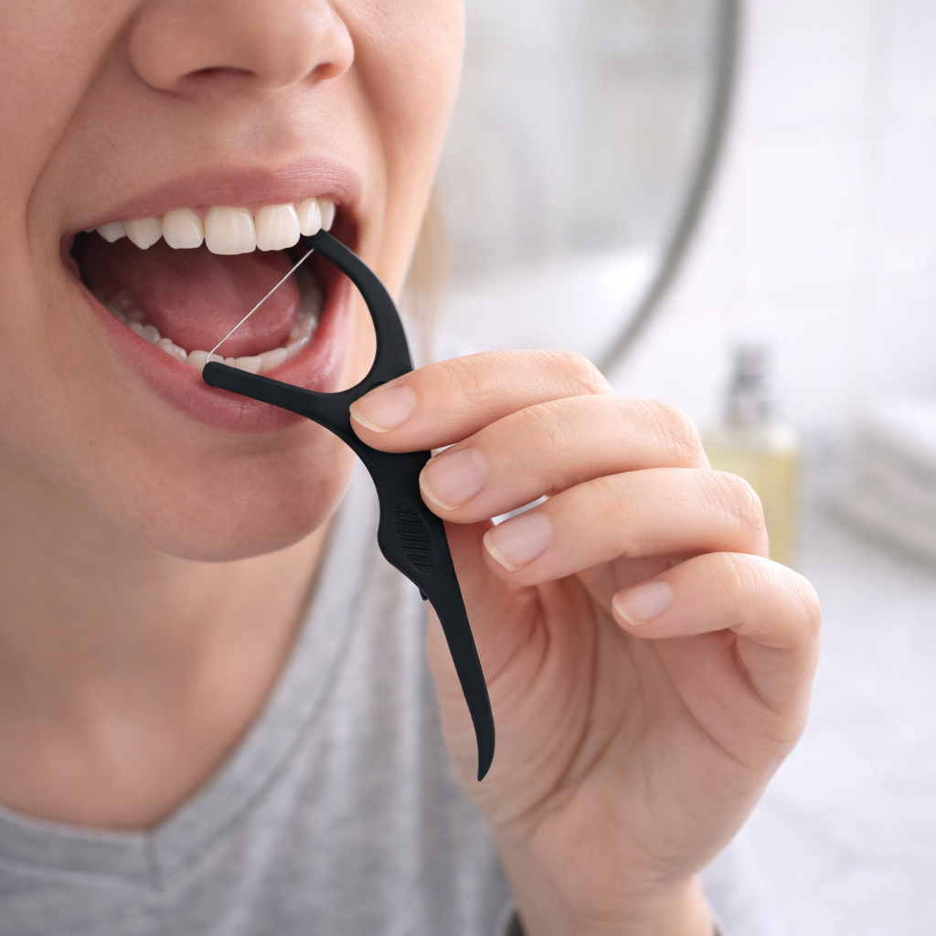 خيط تنظيف الأسنان