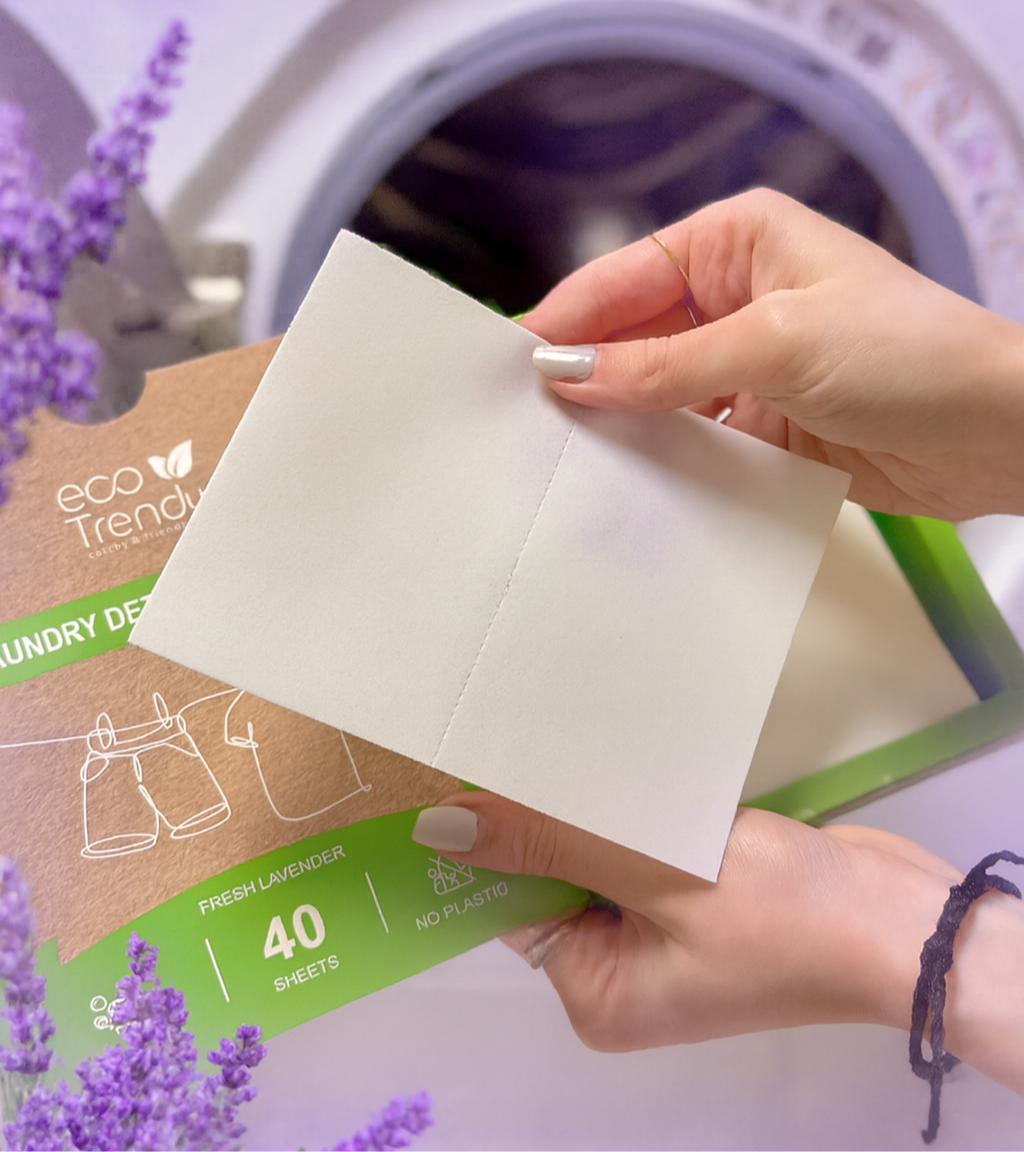 أوراق منظف الغسيل