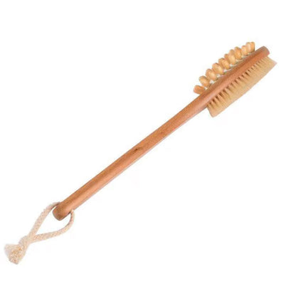 Wooden bath brush