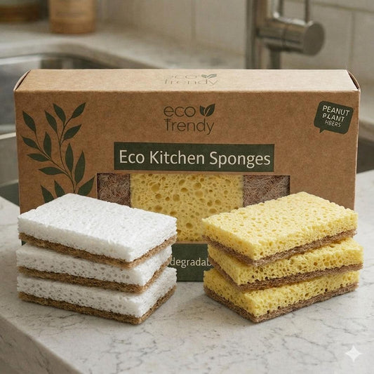 Natural kitchen sponges (mix pack of 6 pcs)