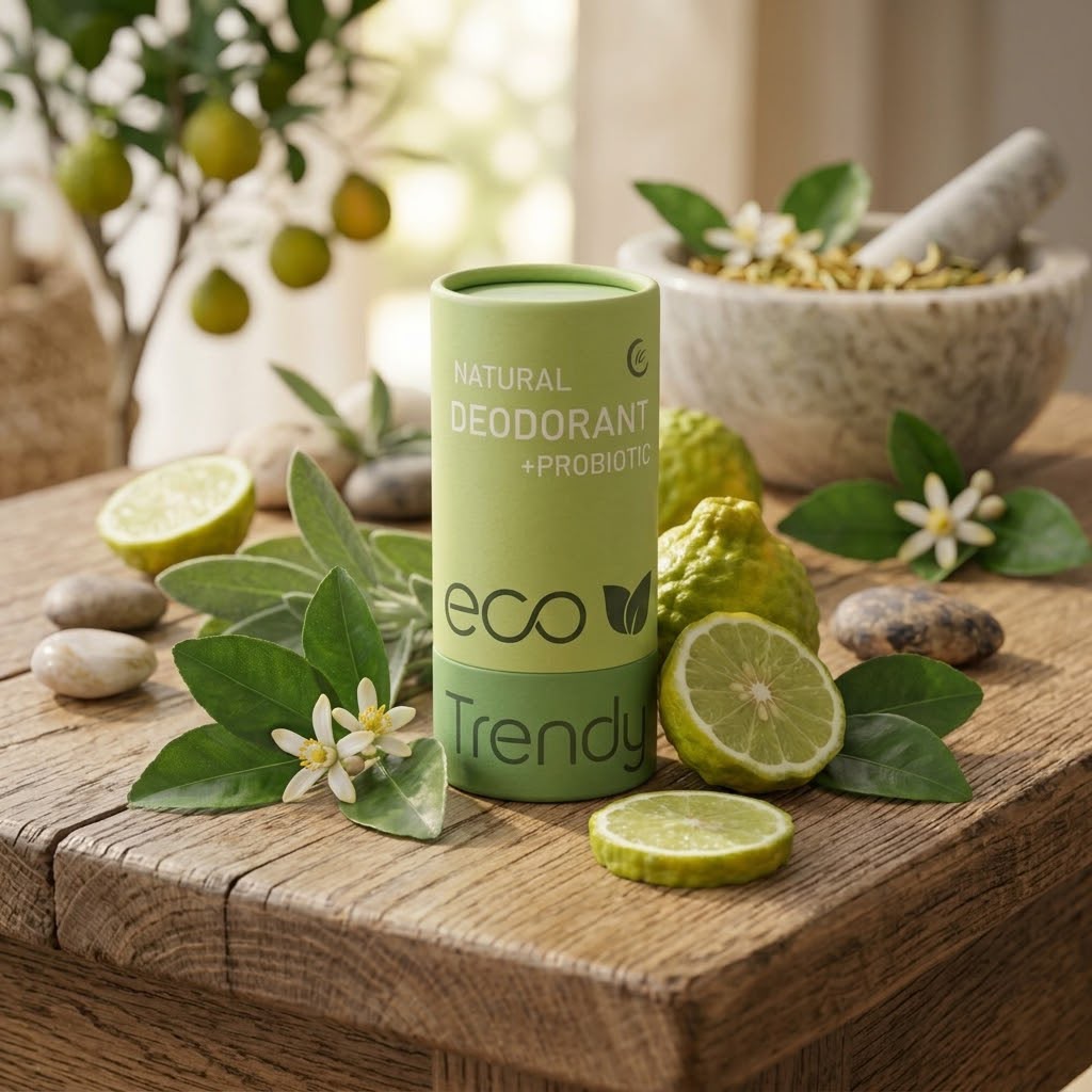Natural deodorant with probiotic