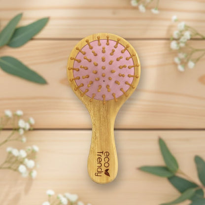 فرشاة شعر من الخيزران (بحجم حقيبة اليد)