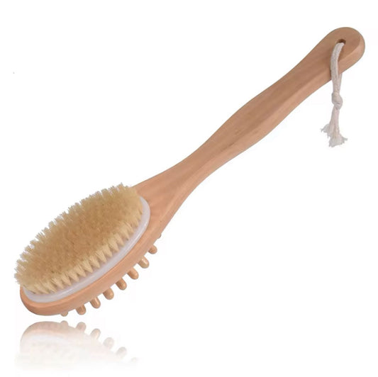 Wooden bath brush