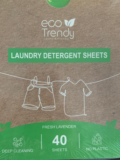 Laundry Detergent Sheets 40 Sheets/box