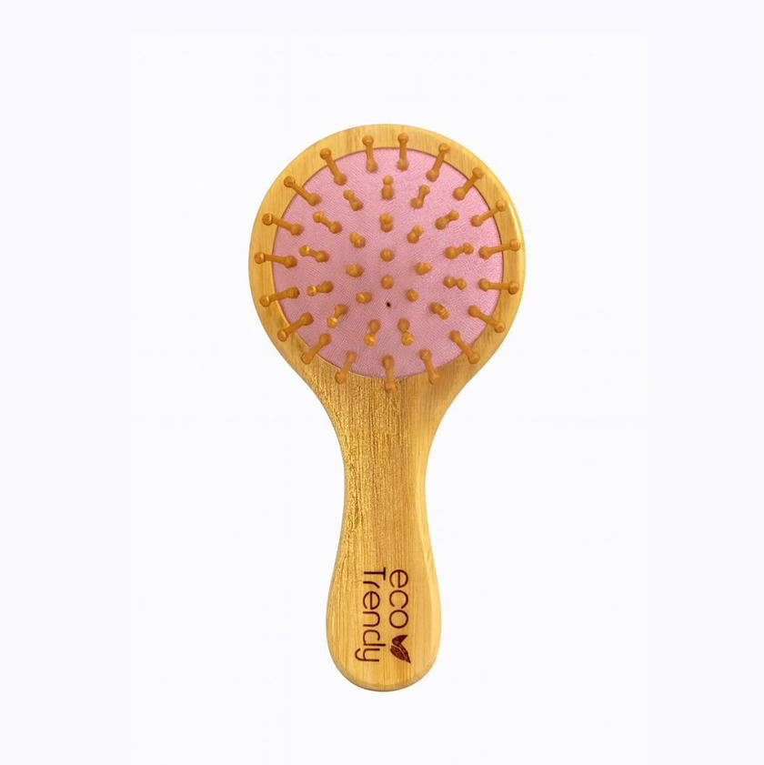 bamboo hair brush (handbag size)
