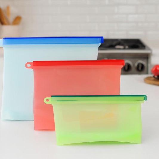 Silicon Bags - Set of 3 pcs (500-1000-1500 ml)