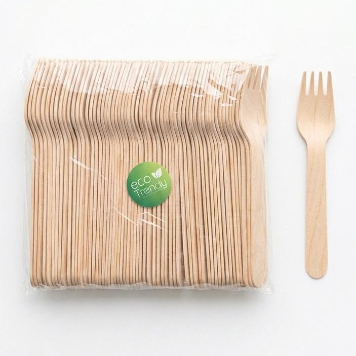 Wooden Forks 100 pcs / pack
