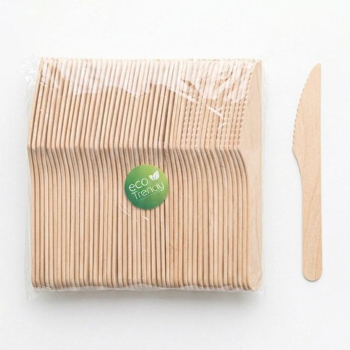 Wooden Knives 100 pcs / pack