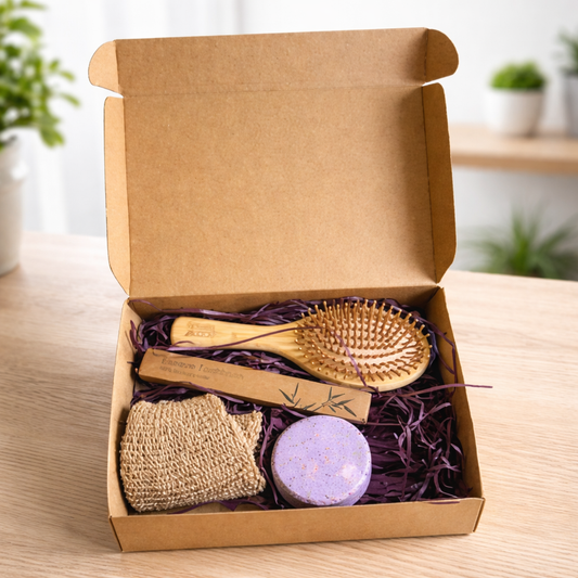 صندوق هدايا مستدام (4 منتجات بالداخل)